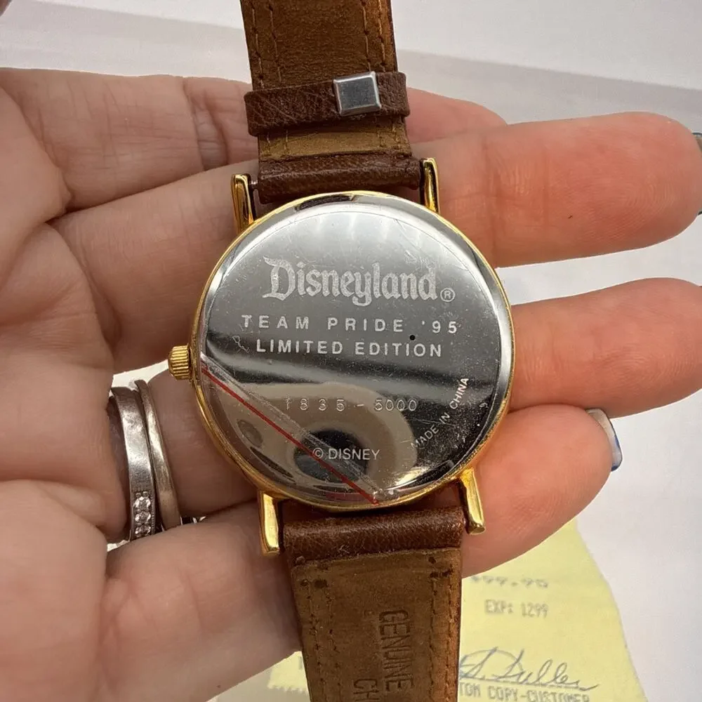 DisneyLand 40 Years of Adventure TEAM Pride Watch Rare #1835 0f 5000 Works Video